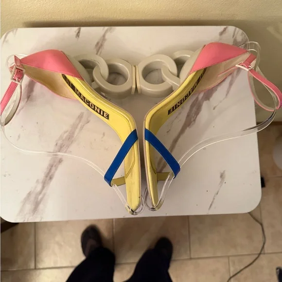 Kat Maconie Color Block Sculpture Pumps, EUC, Size 10